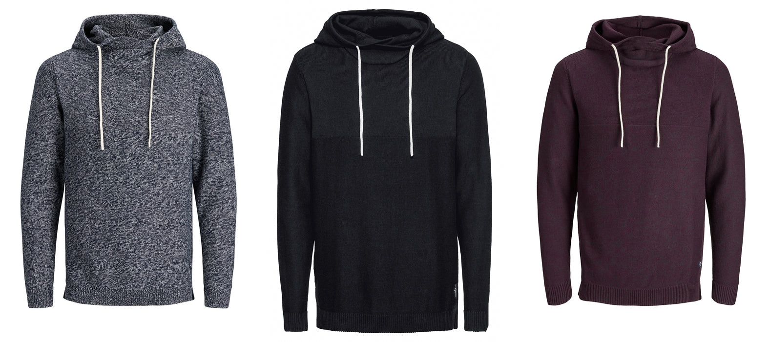 Jack & Jones Joreris Knit Herren Strick Hoodie